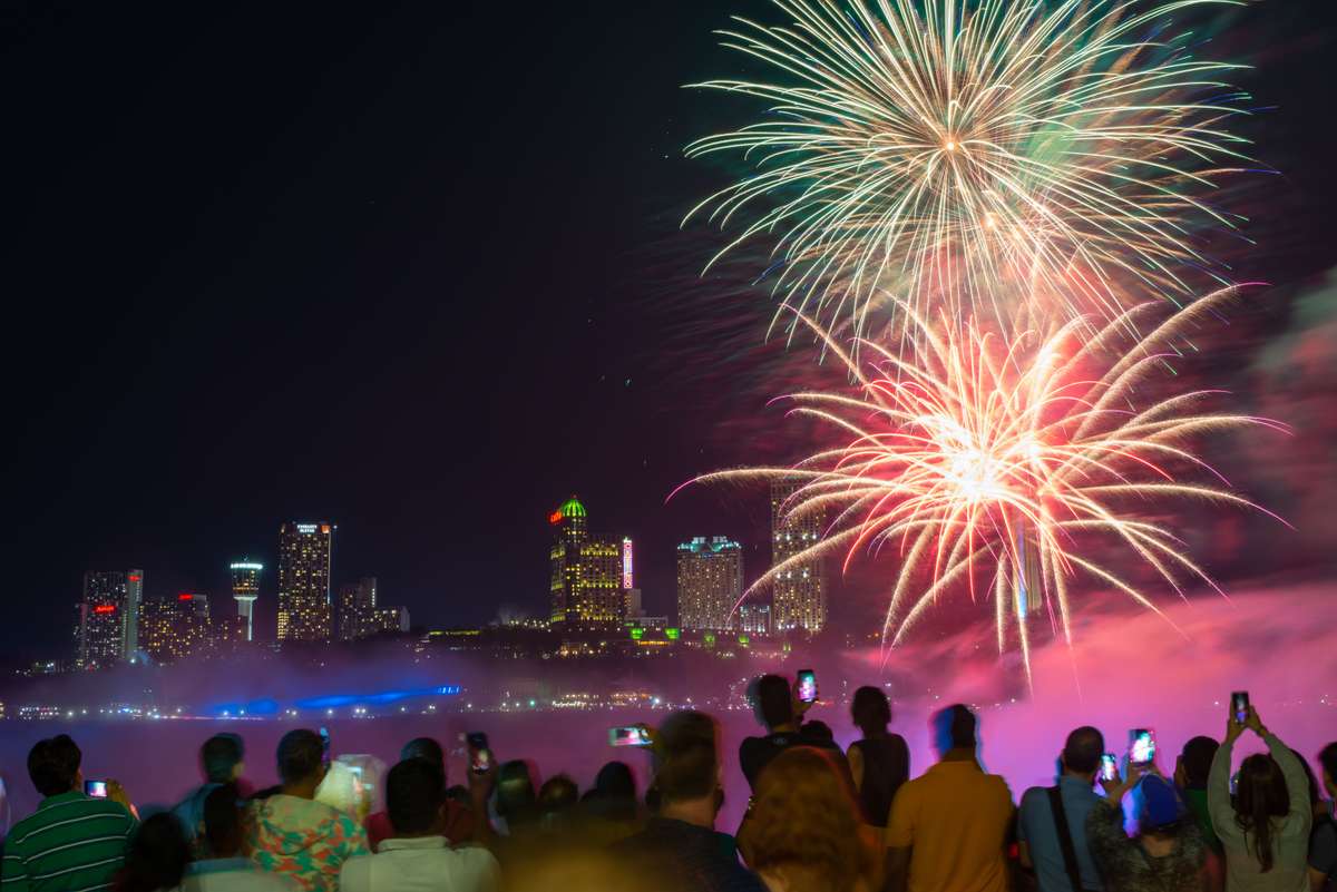 Night on Niagara Walking Tour W/ Fireworks Cruise + Dinner image 1