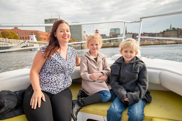 Smiling Family on See Sight Jetboats Saint John