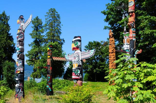 Totem Poles Stanley Park