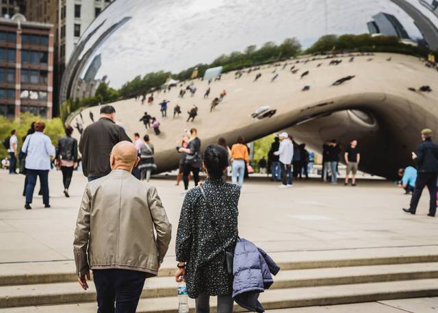 Chicago Bean close up