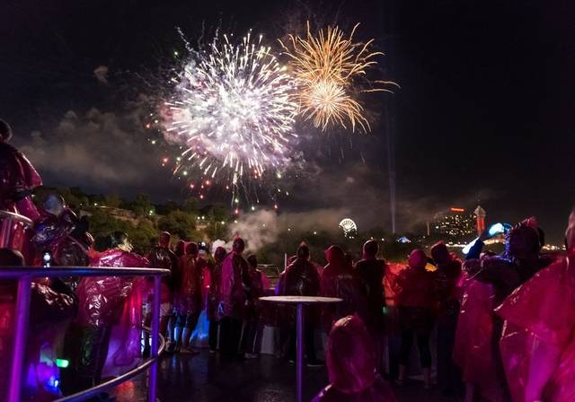 Night on Niagara Walking Tour W/ Fireworks Cruise + Dinner image 5
