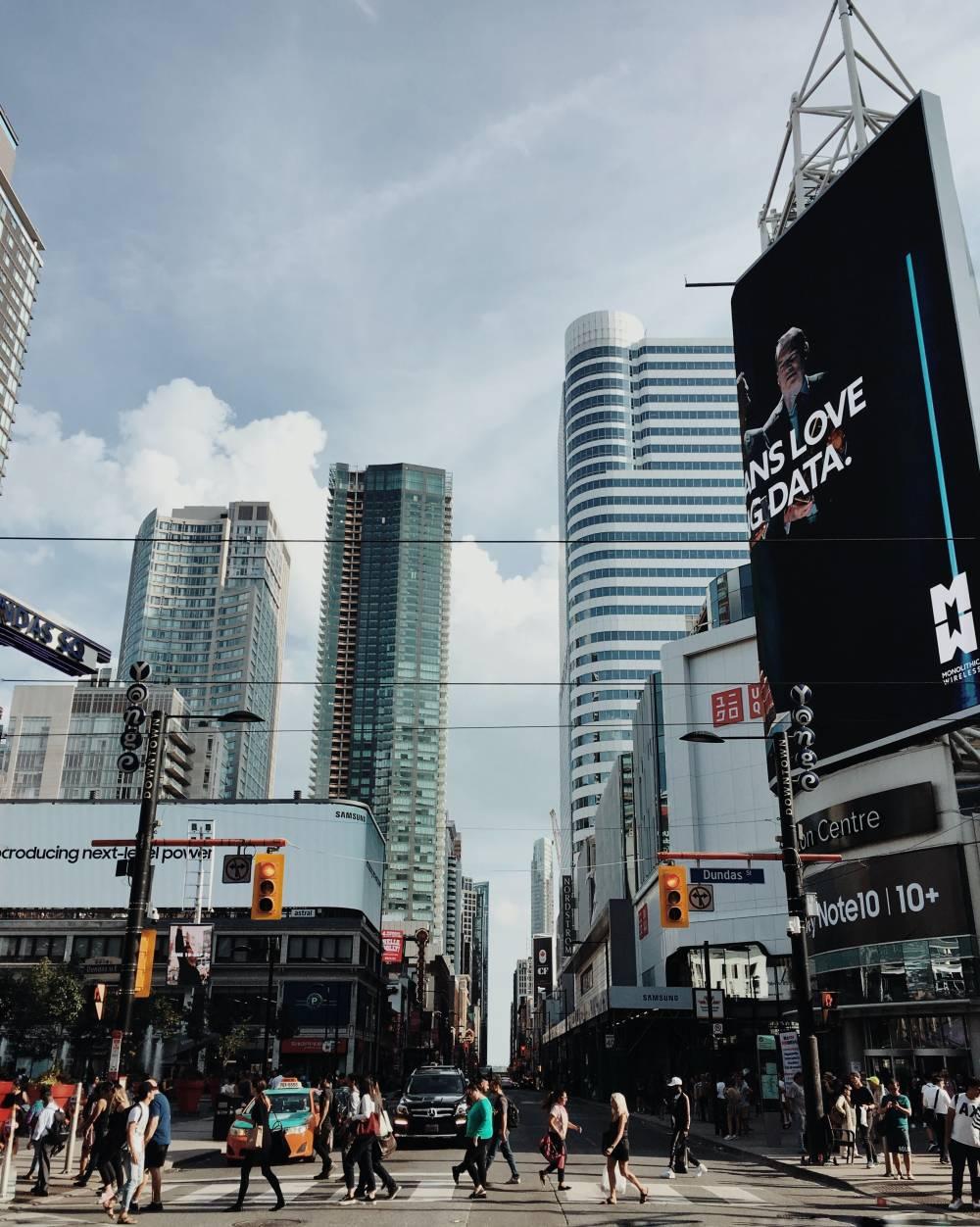 Dundas Square in 2024