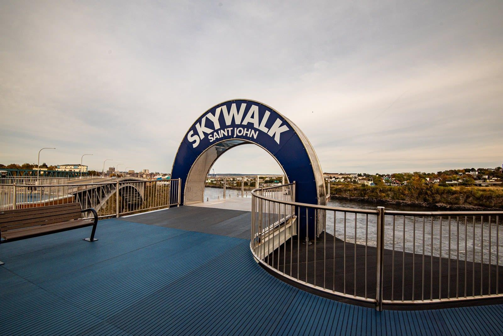 Skywalk in Saint John New Brunswick