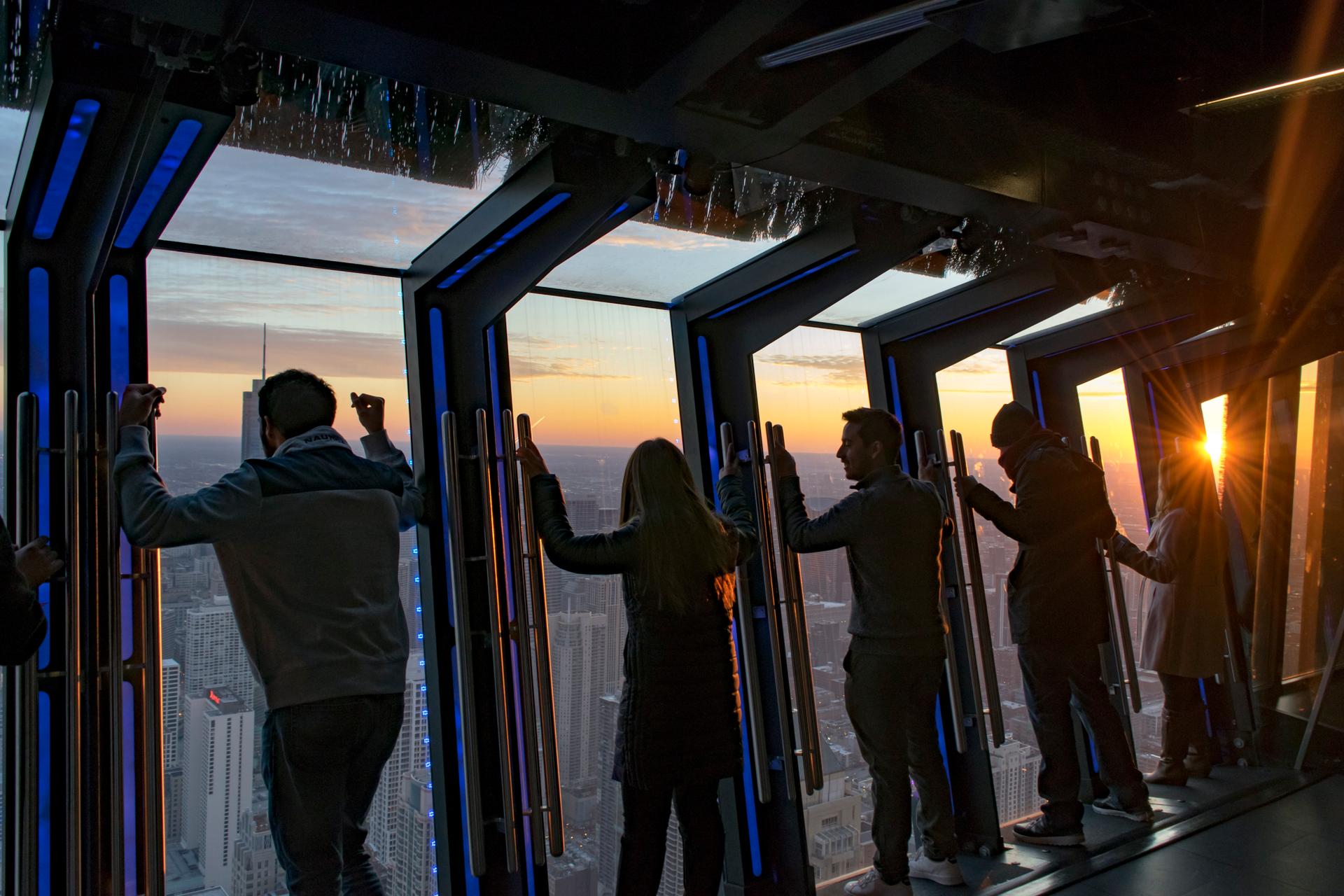 Tilt Experience at the 360 Tower in Chicago