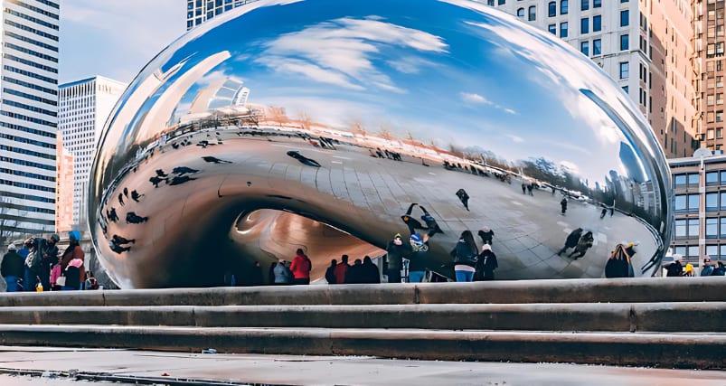 Cloud Gate (Chicago Bean) Foto 2