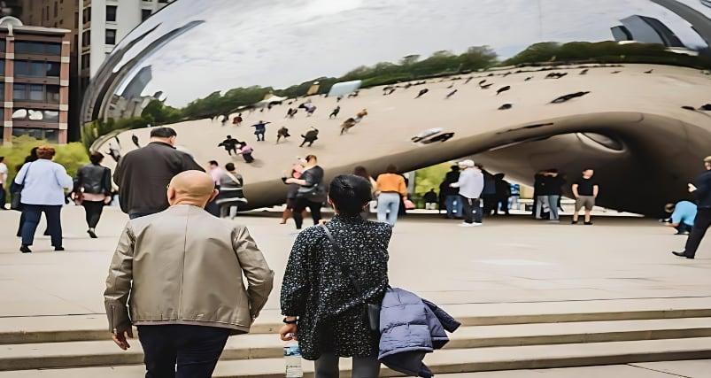 Cloud Gate (Chicago Bean) Foto 5