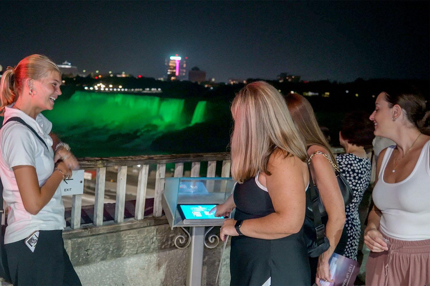 Niagara Falls Night Walking Tour with The Tunnel & Fireworks