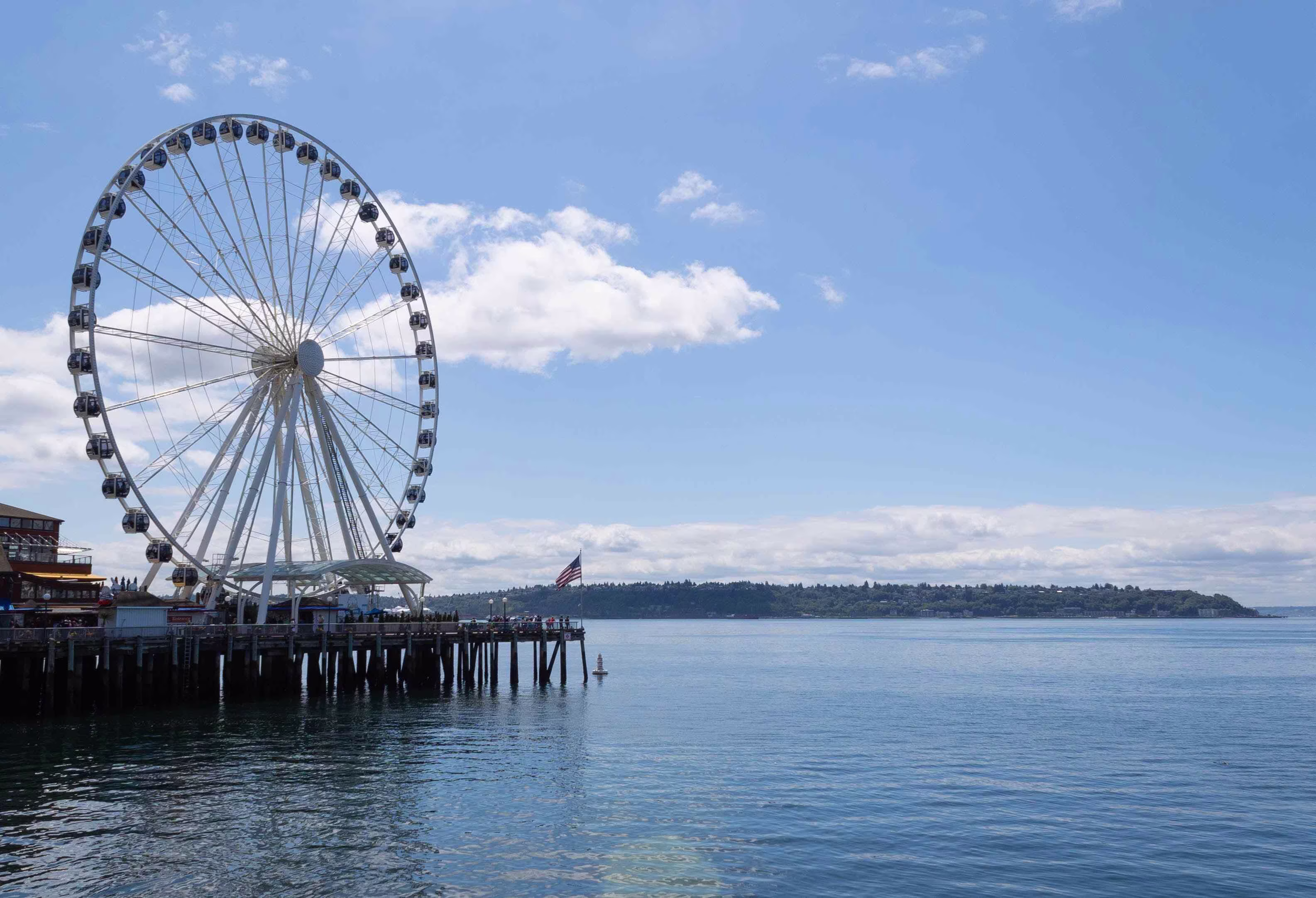 The Seattle Great Wheel in 2024