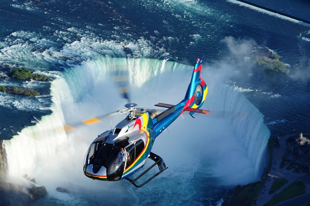 Ultimate Niagara Falls (Canada) Tour with Helicopter Ride + Skylon Tower Lunch