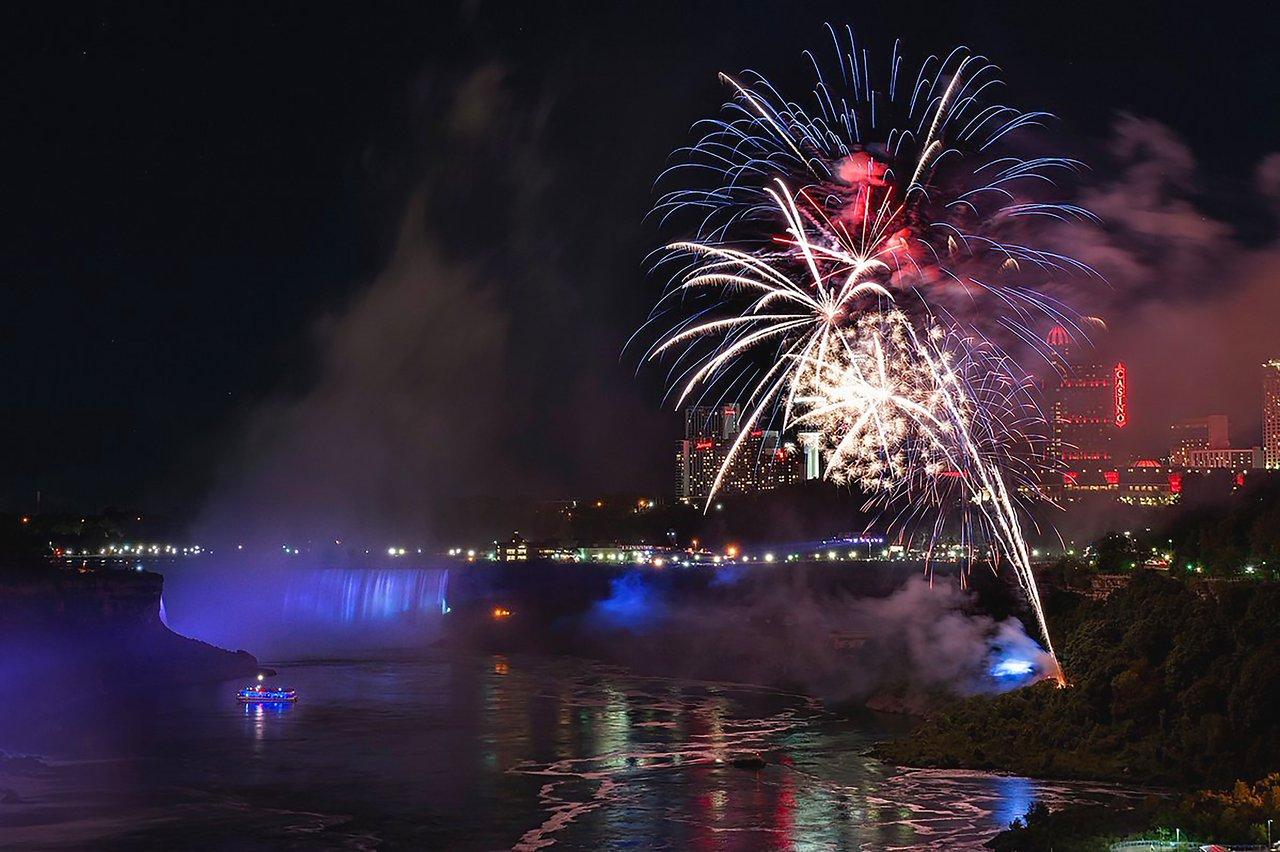 Fireworks in Niagara Falls