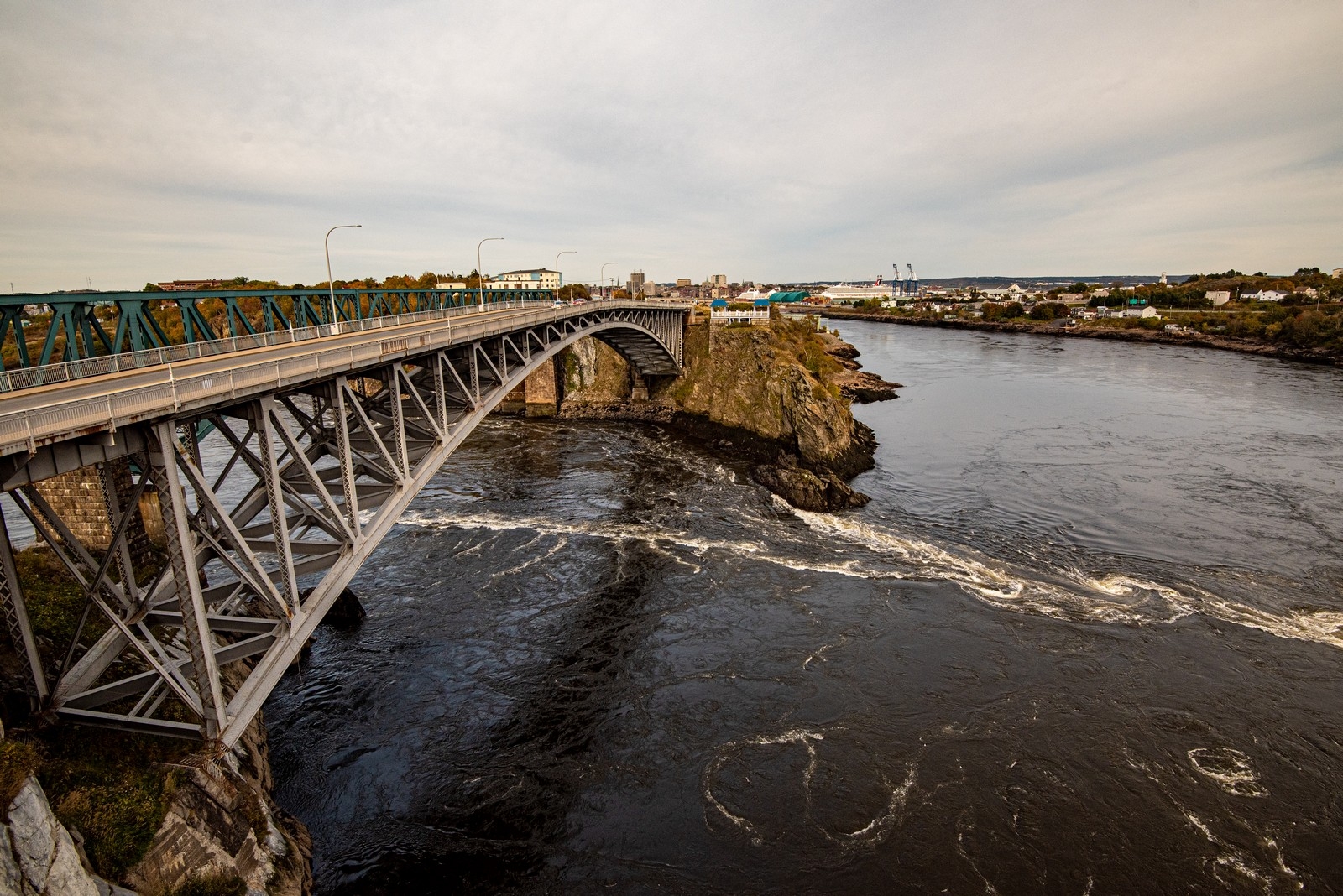 Reversing Falls Bridge in Saint John