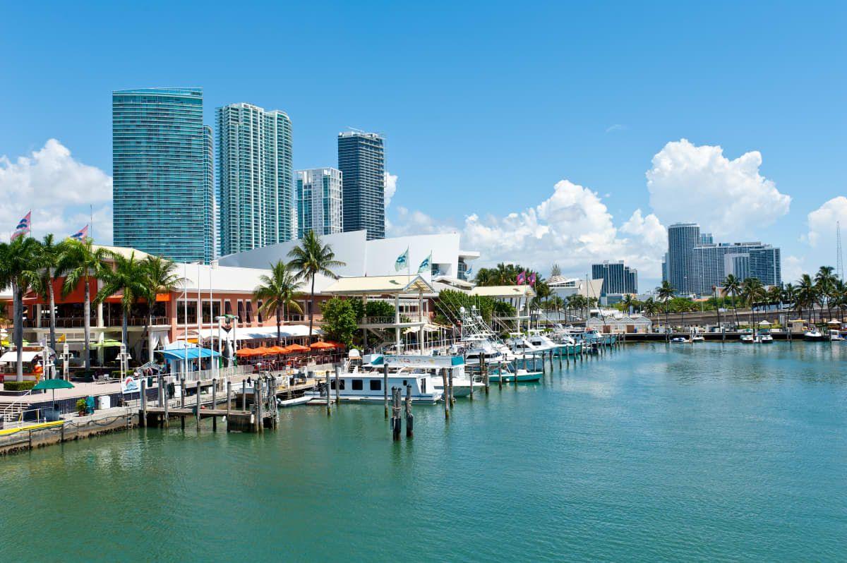 Bayside Marketplace in Miami, Florida