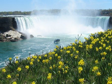 A Picture of Niagara Falls in May