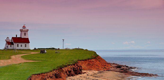 A lighthouse in Prince Edward Island