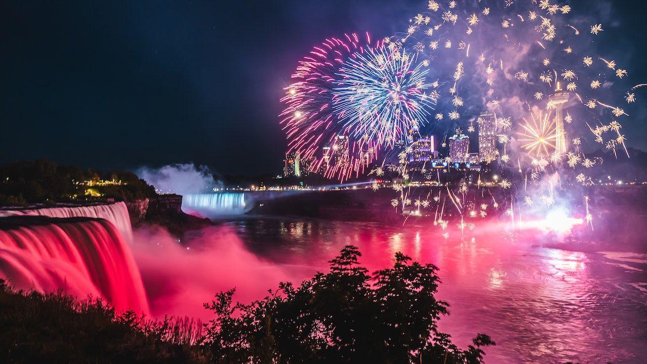 Best place to watch Niagara Falls fireworks USA