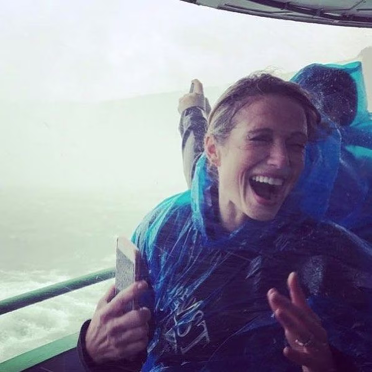 How close does the Maid of the Mist get to the falls?