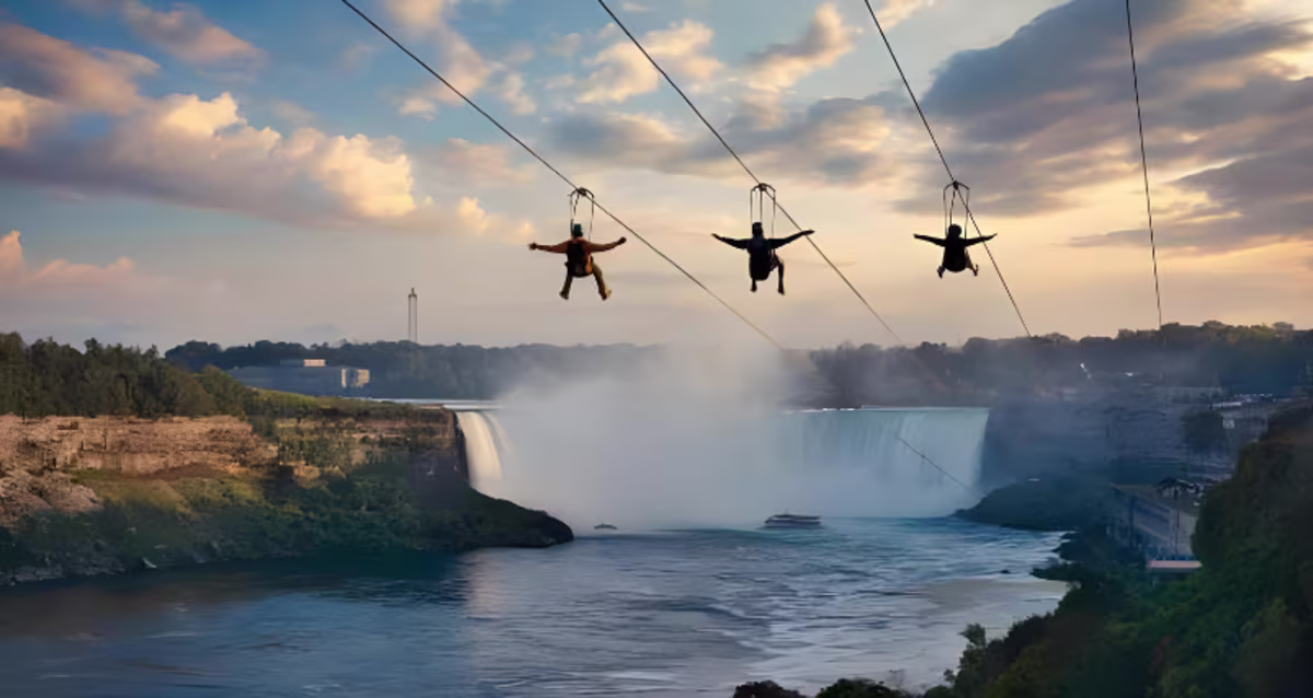 WildPlay's Zipline to the Falls