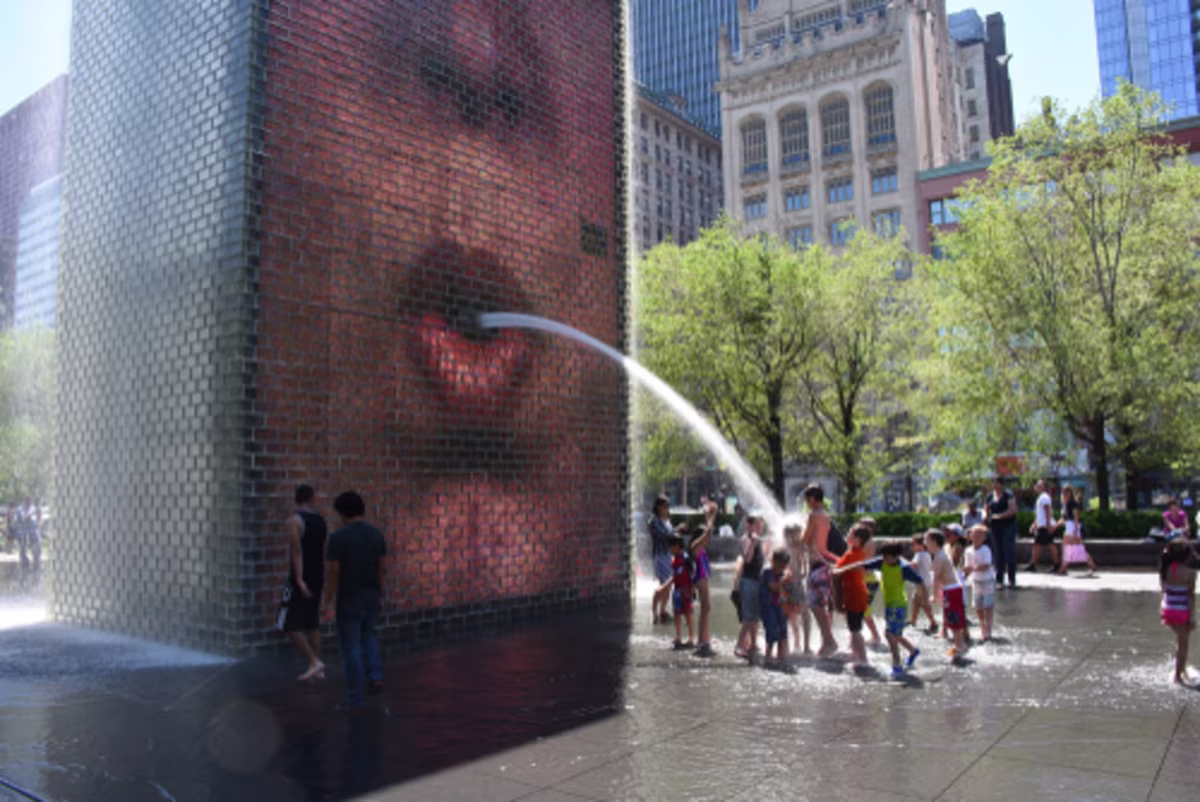 Kids visiting Milennium Park with Chicago Walking Tour.jpg