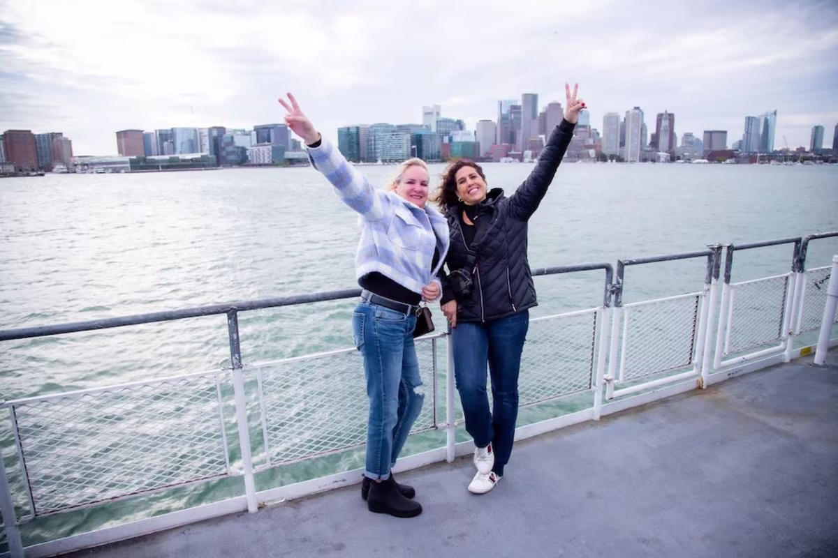Visitors enjoying Best Boston Walking Tour with Boat Cruise.jpg