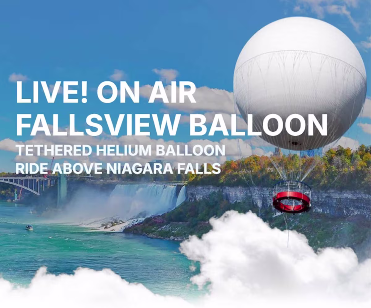 Ultimate Niagara Falls USA Tour + Live on Air - Niagara Falls Balloon Ride