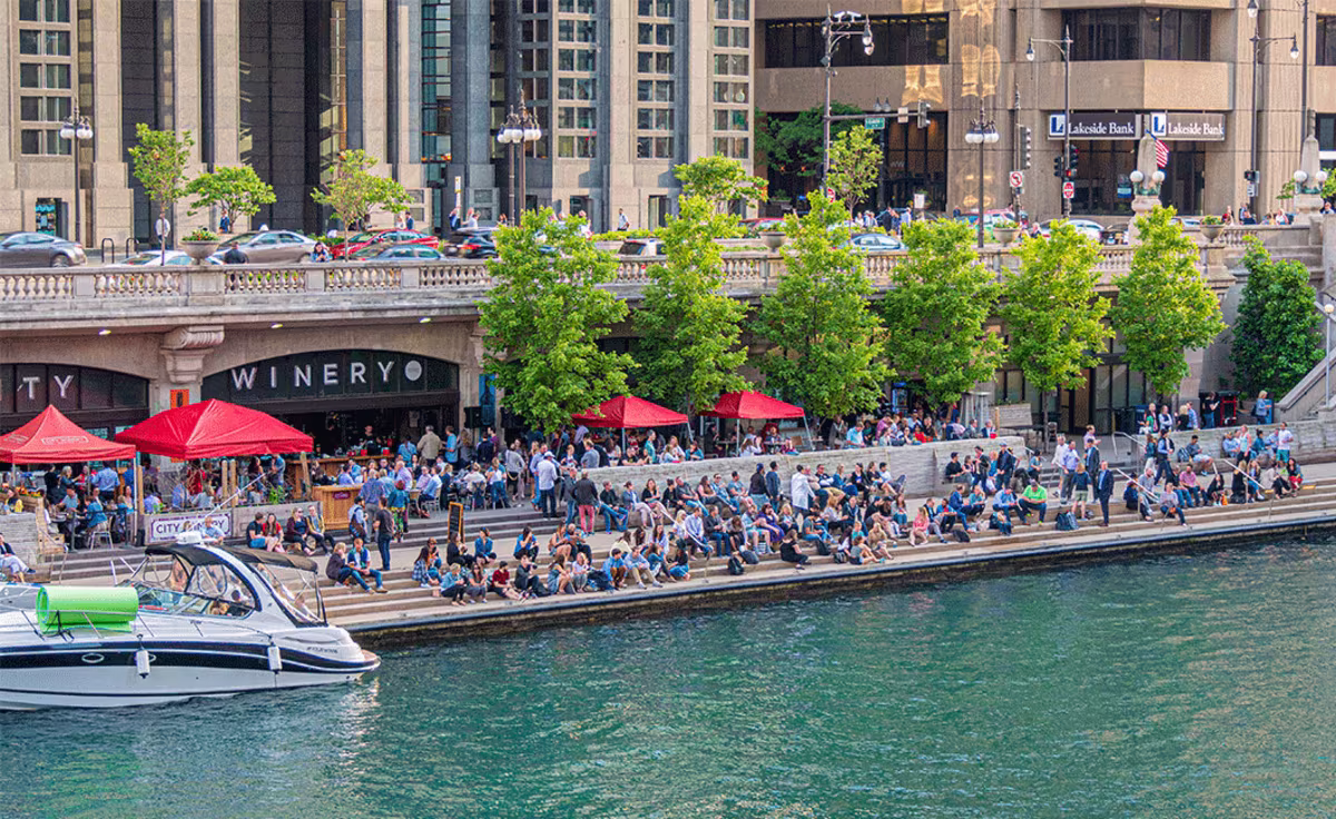People Enjoying the view of Chicago Riverwalk.jpg