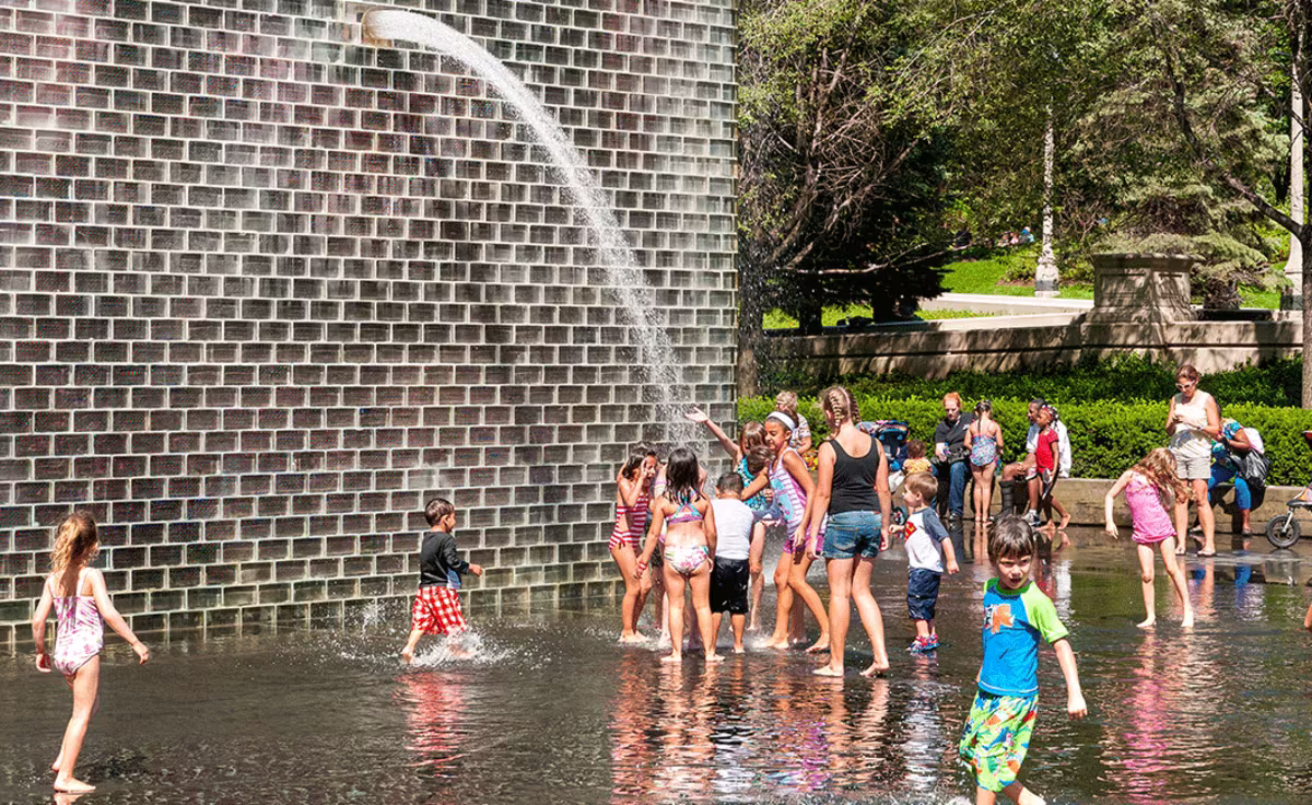 Crown Fountain in 2024