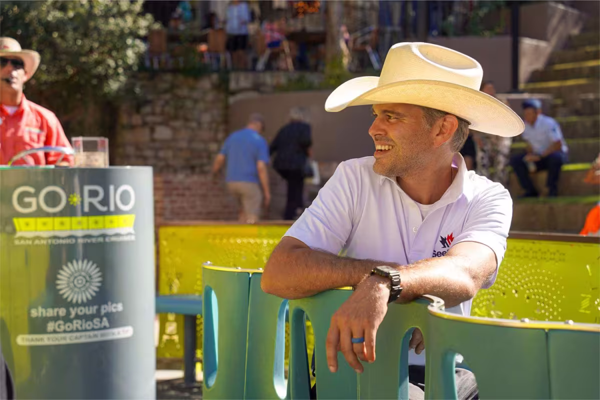 Tour Guide on Riverwalk Cruise