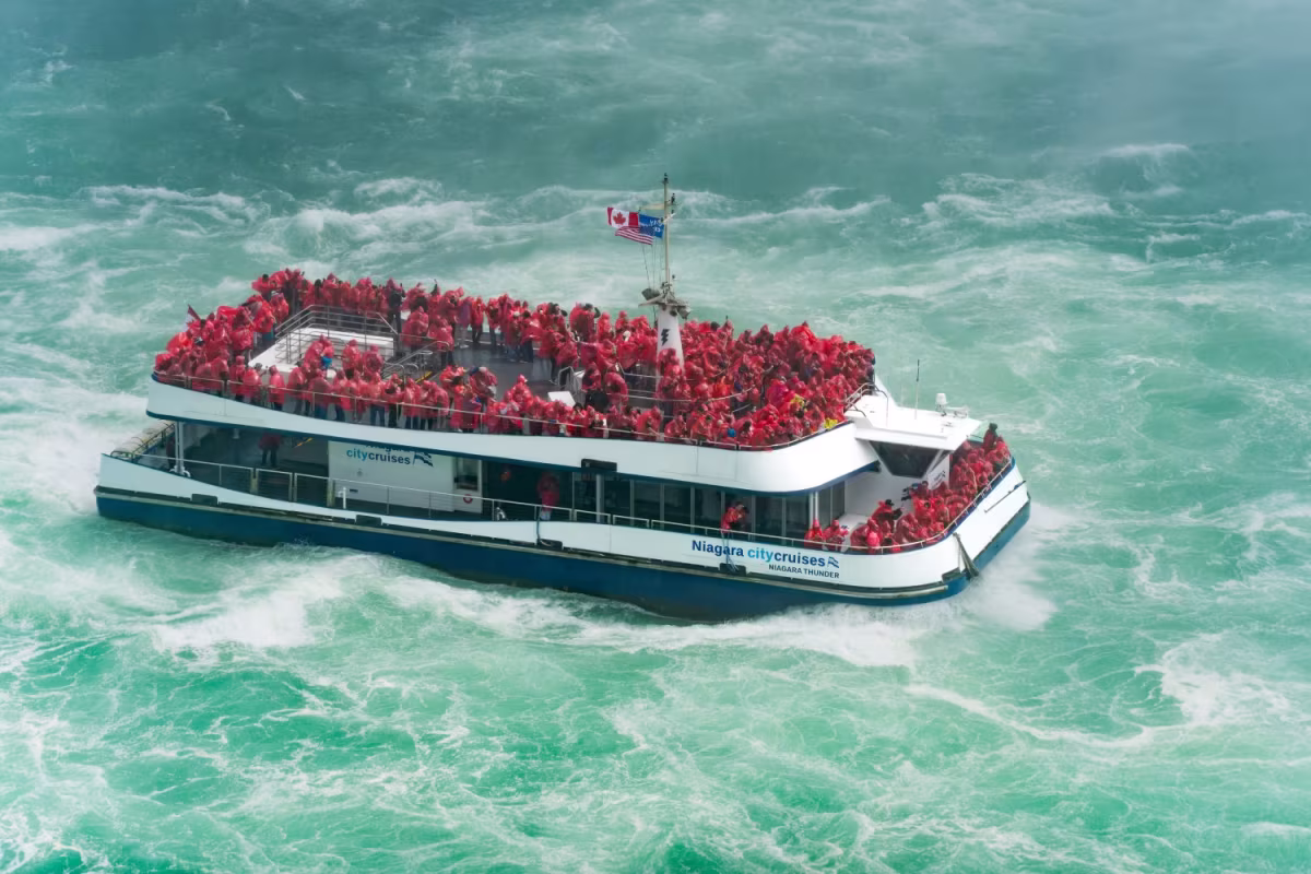 Niagara Night Walking Tour with Journey, Skylon & Boat Cruise image 1