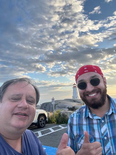Antonio carlos enjoying Peggy's Cove Sunset Tour from Halifax 2025-07-10